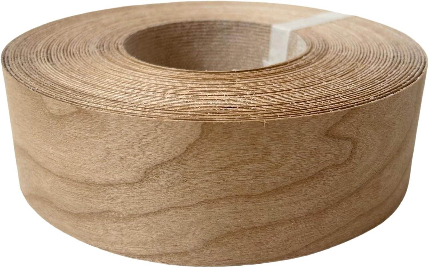 Preglued American Cherry Wood Veneer Edging, Plywood Edge Banding, Flexible Wood Tape, Iron on Easy Application Veneer Edging with Hot Melt Adhesive Back (1.9Cmx15M) image number 2