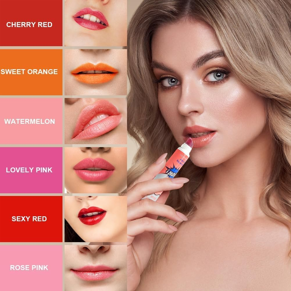 Peel off Lip Stain, 6 Pcs Tattoo Magic Color Lip Gloss Sets, Easy Peel off Lipgloss Set, Long Lasting Peel off Lipstick Kit, Waterproof Peel off Lip Tint Cosmetic Gift Set for Girls image number 5