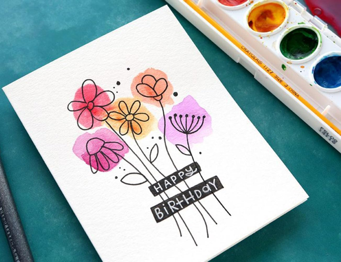 250 Pieces Watercolor Paper, Betterjonny 140Lb/300Gsm Watercolor Paper Pad Postcards Bulk, Painting Paper for Students, Artists, Sketch Painting image number 2