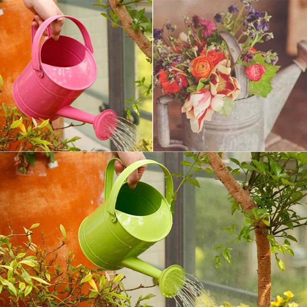 Watering Can Water Can Sprinkler Can 1.5L Watering Can Iron Plant Shower Garden Water Pot Sprinkler Irrigation Supplies Watering Kettle Gardening Tools Spray Bottle Watering Pot (Color : A-Pink) image number 5