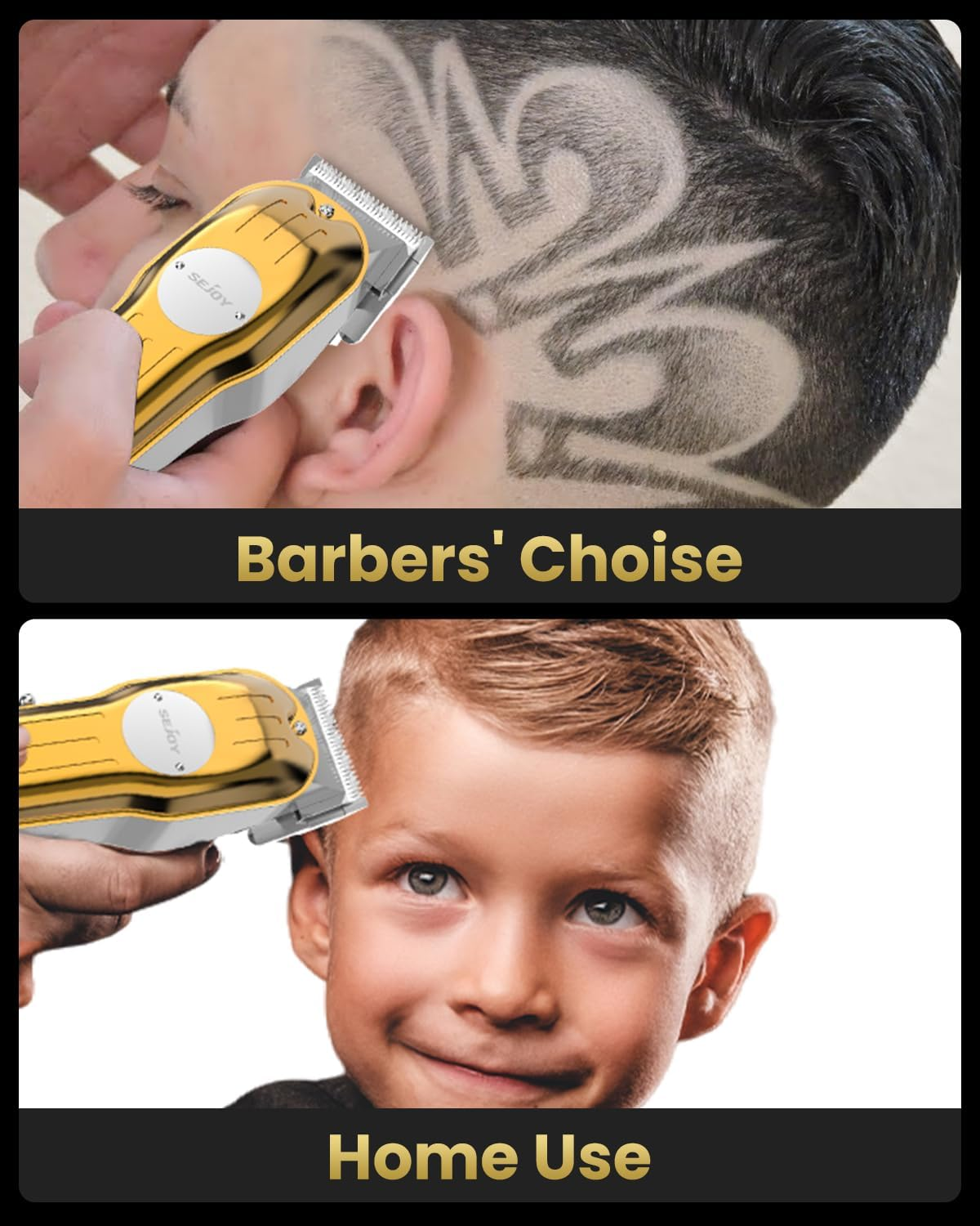 Hair Clippers for Men Cordless Clippers and Trimmers with LCD Display & Guide Combs Rechargeable Barber Kit for Hair Cutting image number 5