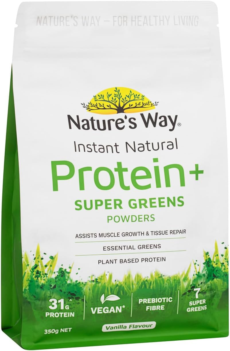 Nature'S Way Instant Natural Greens Protein Powder 350G
