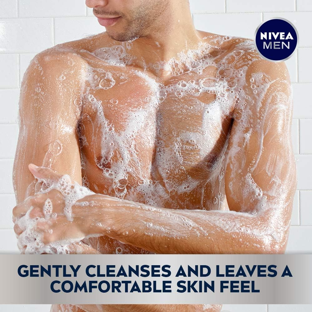 Nivea, Men, Refreshing 3-In-1 Body Wash, Shampoo, Sport, 16.9 Fl Oz (500 Ml) image number 4