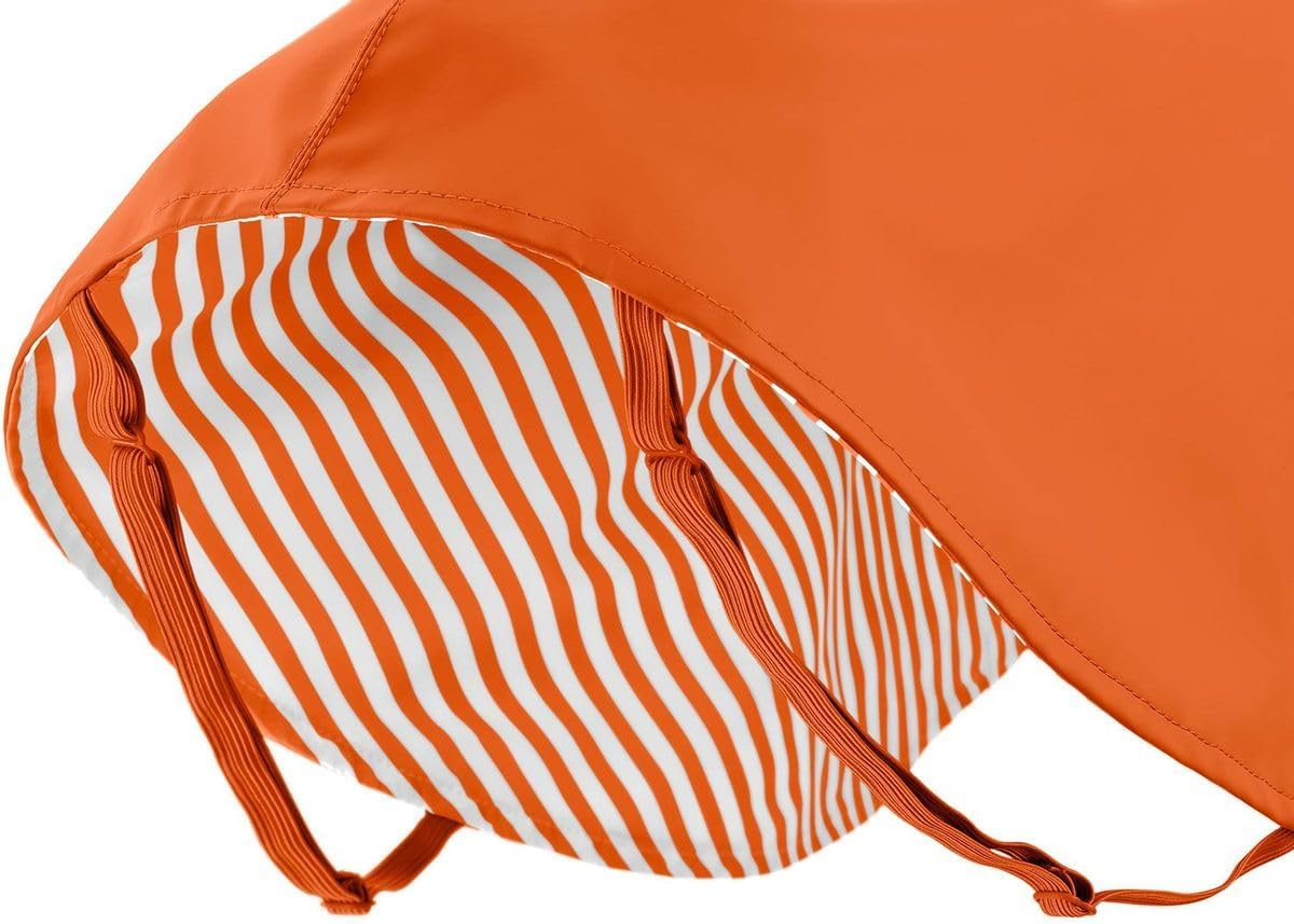 Hunter Milford Dog Raincoat, Colour: Orange, Ergonomic Fit for Optimal Protection, Individually Adjustable, Zip for Harness Carrier, Easy to Clean & Washable at 30 &deg;C, Size: 50 image number 3