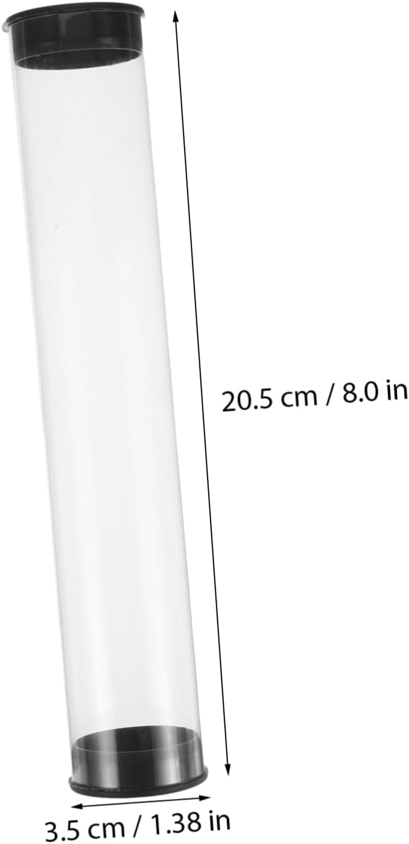 HAPINARY Clear Acrylic Nail Art Pen Holder with Portable Dustproof Design Transparent Organizer for Nail Brushes Spacious Storage for Home and Salon Use Easy Access Pen Stand image number 3