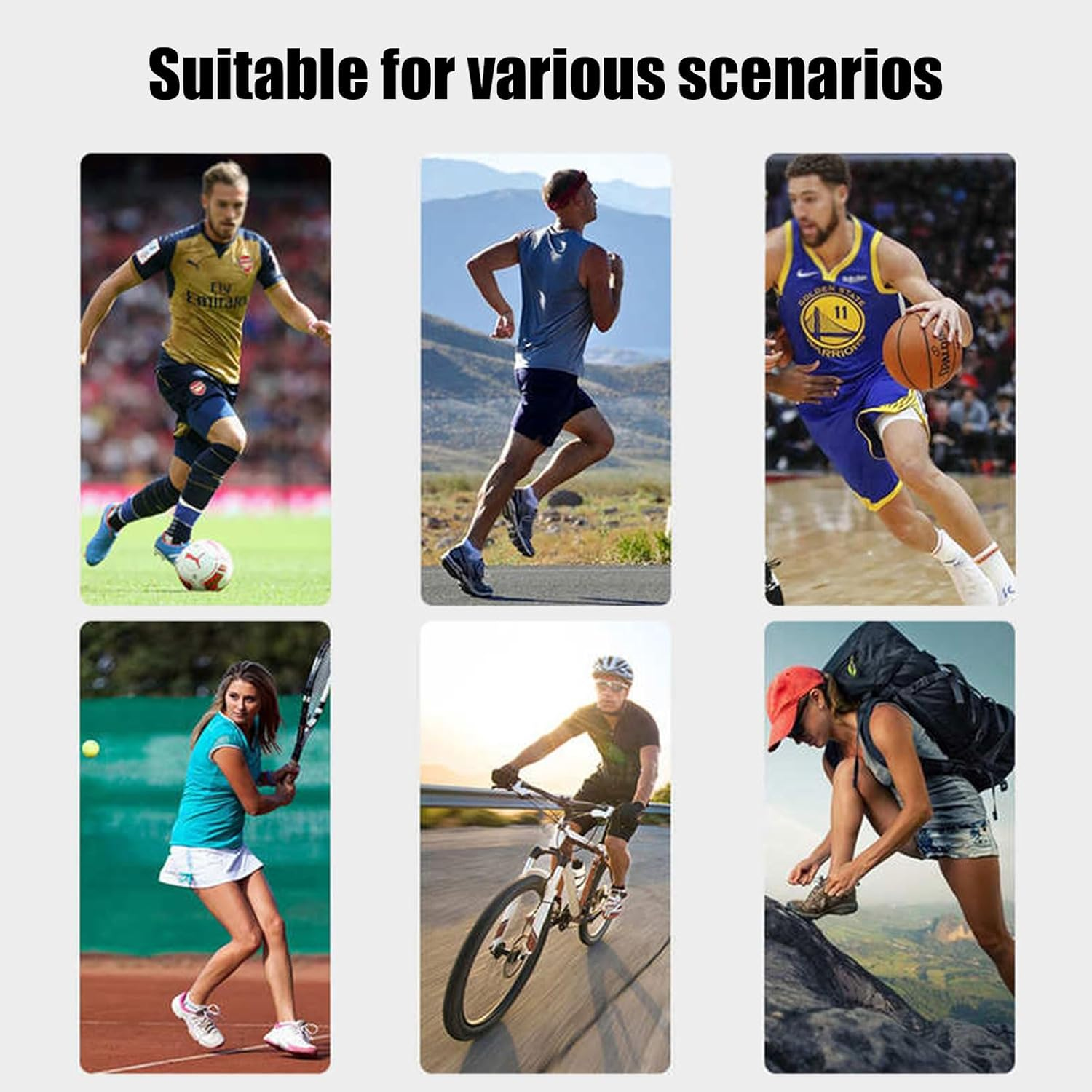 Thigh Compression Sleeve (1 Pair), Adjustable Hamstring Compression Sleeve for Men and Women Large Size for Running Gym Workout