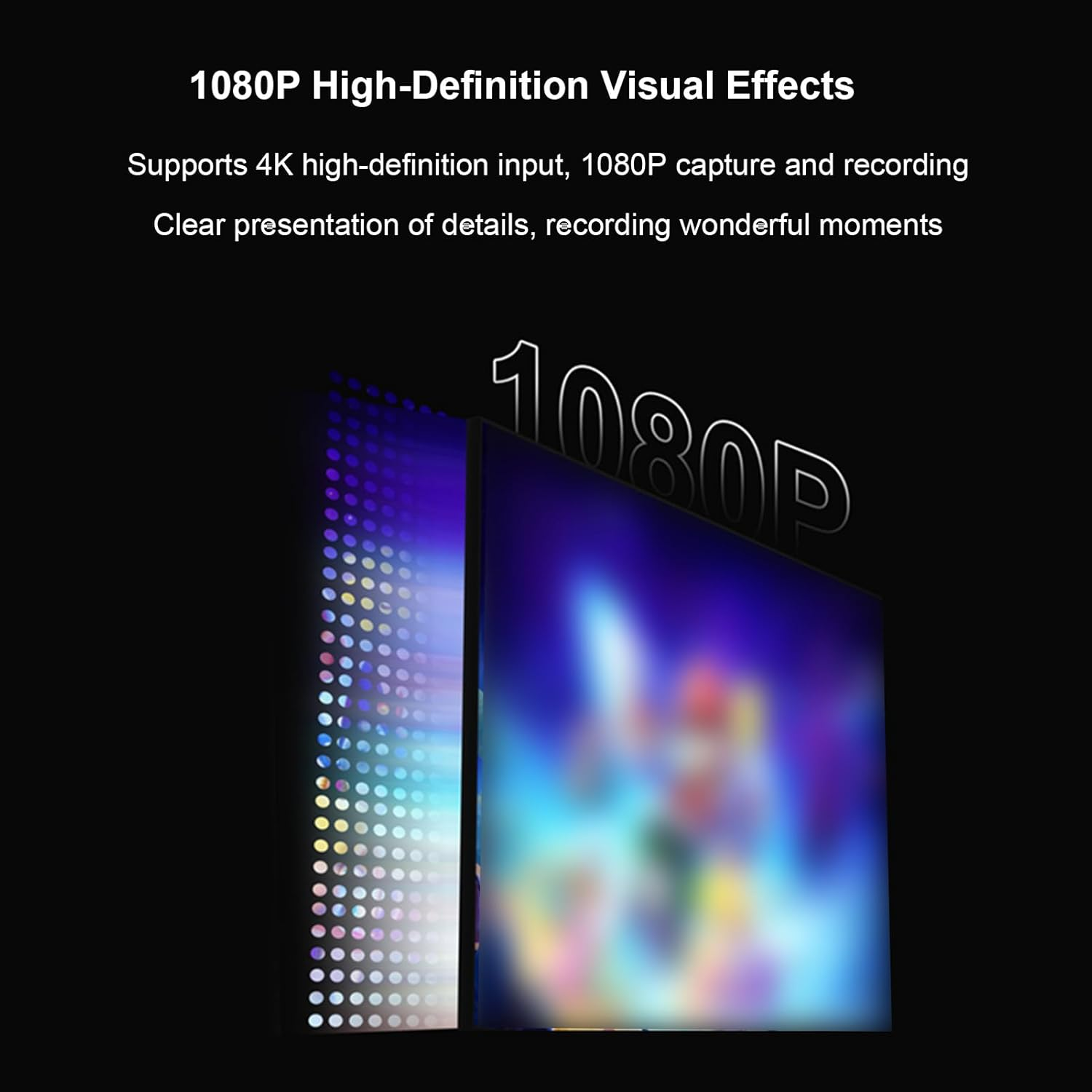 Dpofirs HDMI to Type C Video Capturing Card, USB 3.0 Video Capture Card, for Teaching, Gaming, Video Conferencing or Live Broadcasting, 4K Input 1080P Output image number 4