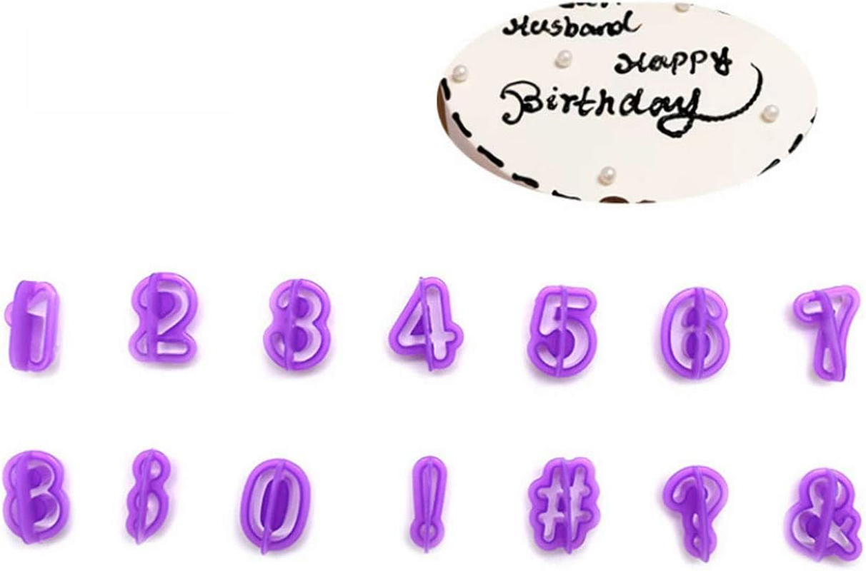 Fondant Letter Cutters, Alphabet Cutters, Letter and Number Fondant Cutter Set, 40-Pieces, Cookie Fondant Cake Mould Letter Cutter for Fondant Icing Baking Cake Decorating and Sugarcraft image number 4