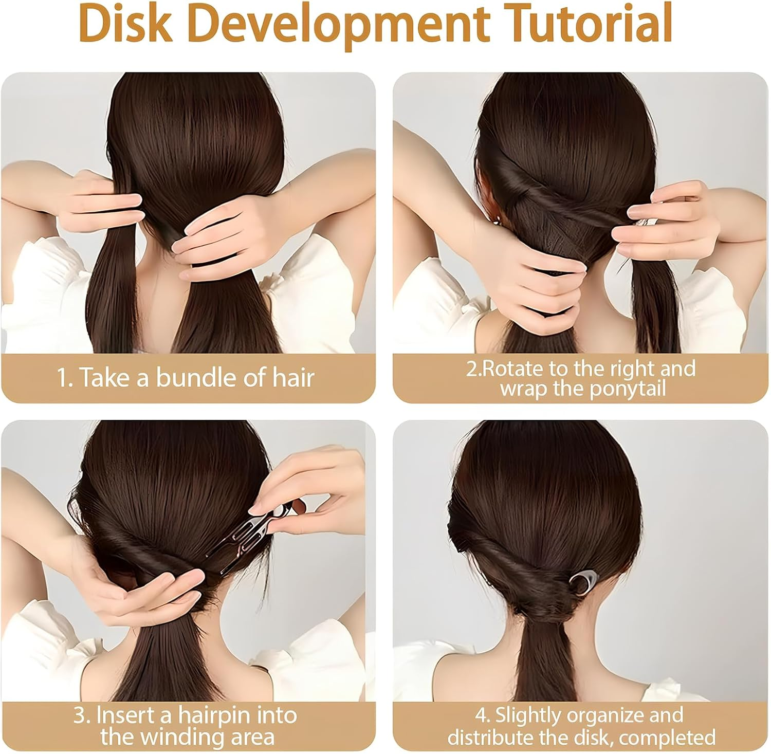 6-Pack Prestige Hair Pins (Large + Small) &ndash; Prestige Hairpin U-Shaped, French Hair Pin, Acetate Tortoiseshell/Black/Grey, Non-Slip No-Crease, for Fine/Thick/Long Hair, Buns & Chignons