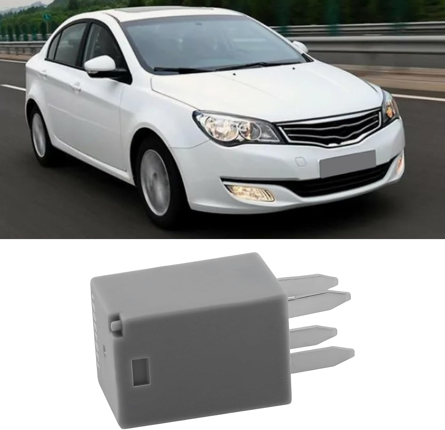 Emagtech DC12V 20A 4Pin Car Power Relay Replacement Part PA66-GF33 13848981 Compatible with Kopachi Roewe 350 image number 3