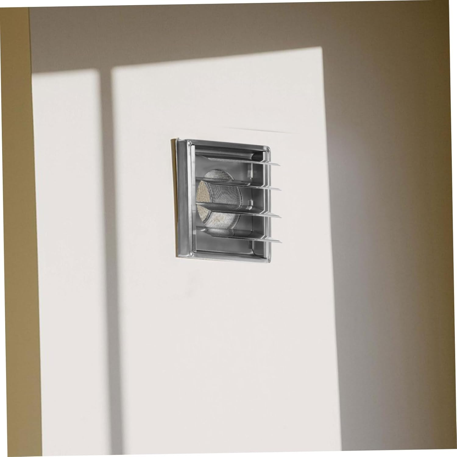 Yardenfun Stainless Steel 304 Exhaust Vent Cover Set Sturdy Wall Ventilation Grille Hood for Exterior Use Square Duct Cover for Air Ventilation image number 1