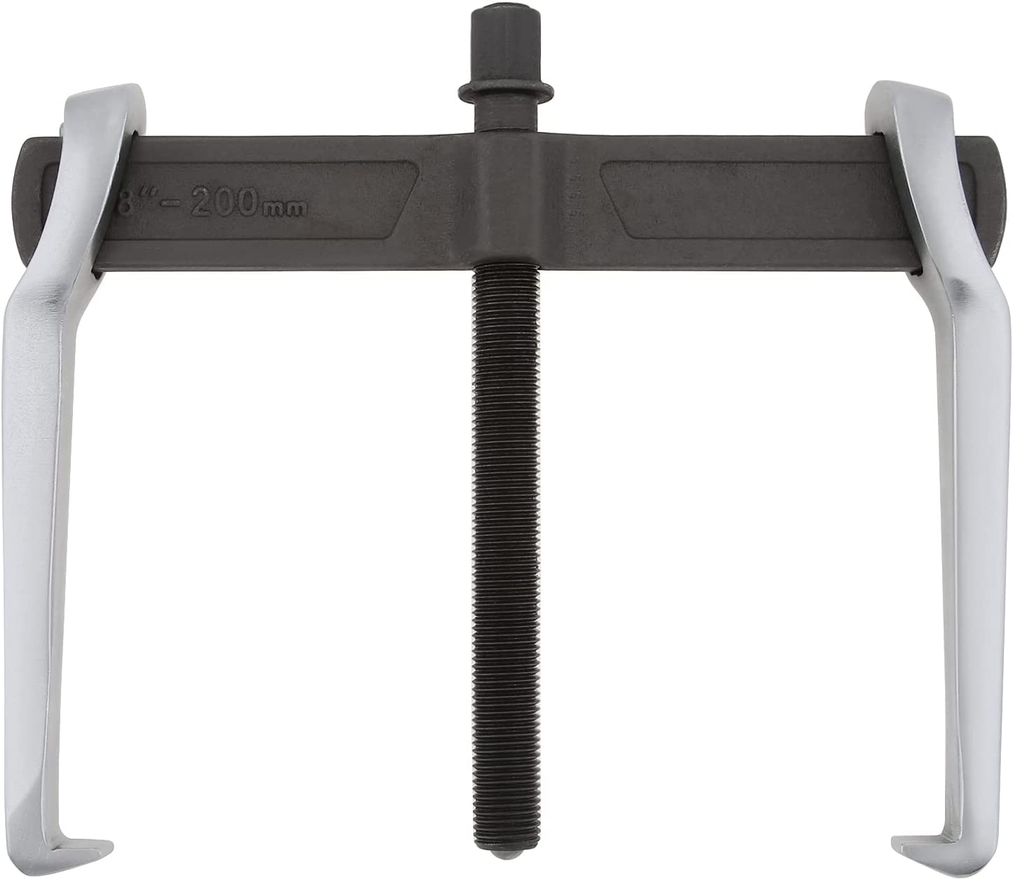 8 Inch CR-V 2-Jaw Gear Puller, Adjustable Bearing Puller Gears, Reversible Removal Tool for External Internal Pulling, Single Hook Two Claws Puller Tool Separate Lifting Device image number 3