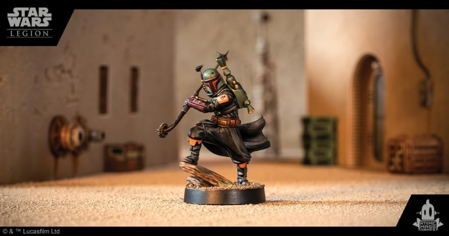 Atomic Mass Gamesasmodee North America Star Wars Legion Boba Fett (Daimyo) Operative Expansion Miniatures Game