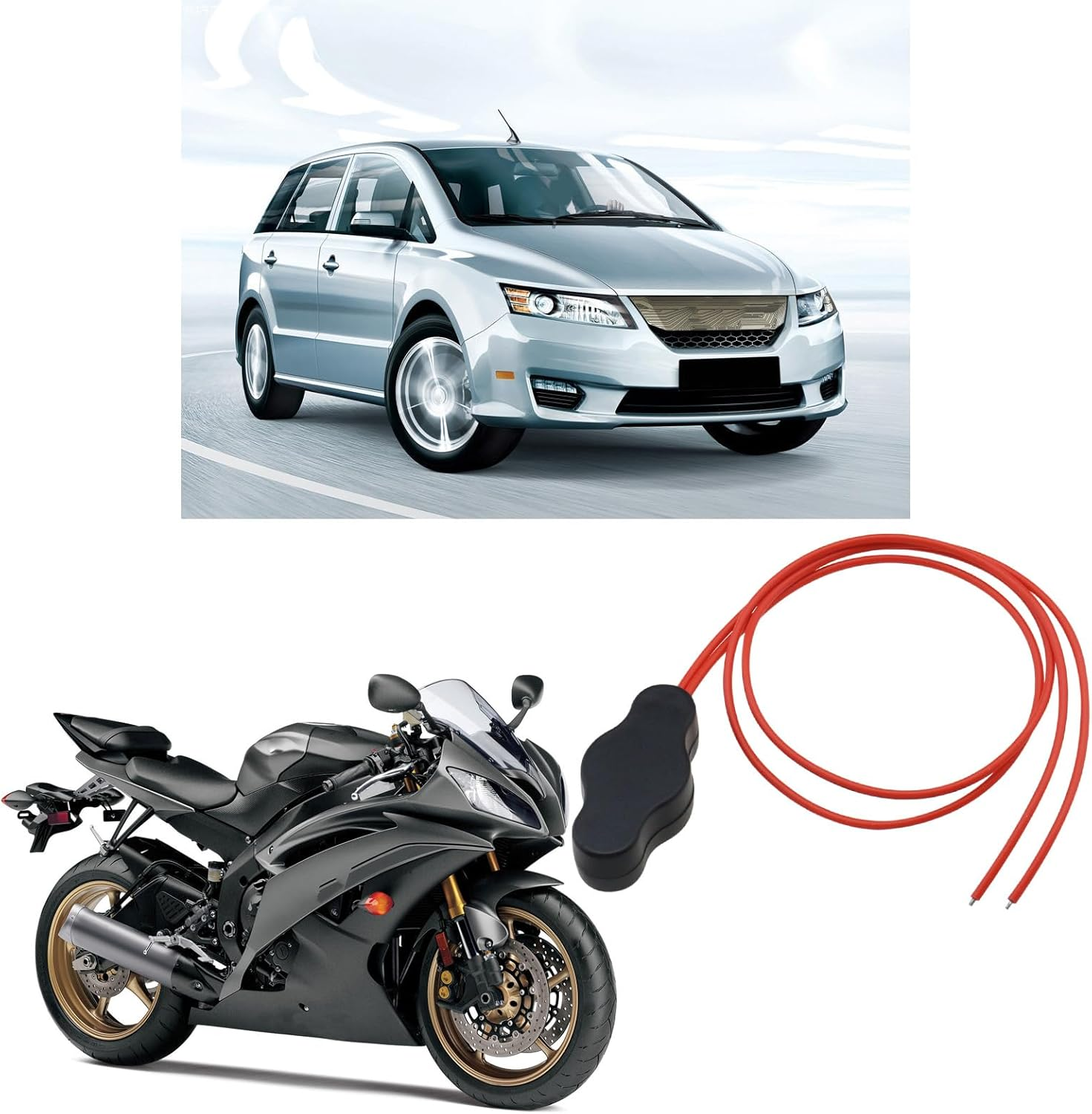 SING F LTD 1 Set Waterproof Push-Button Switch Kit 12V On-Off Switch with Quick Connector for LED Accent Lighting on Motorcycles Cars Trucks Atvs Golf Carts image number 1