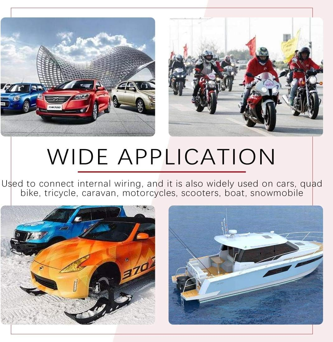 Wire Terminal Crimping Tool Kit;Ratcheting Wire Crimper (0.5-1.5Mm&sup2;) & 580PCS Female Male 2.8Mm Pitch 2 3 4 6 9 Pin Header Crimp Connectors Housing Terminal Set for for Motorcycle, Bike, Car, Boats image number 3