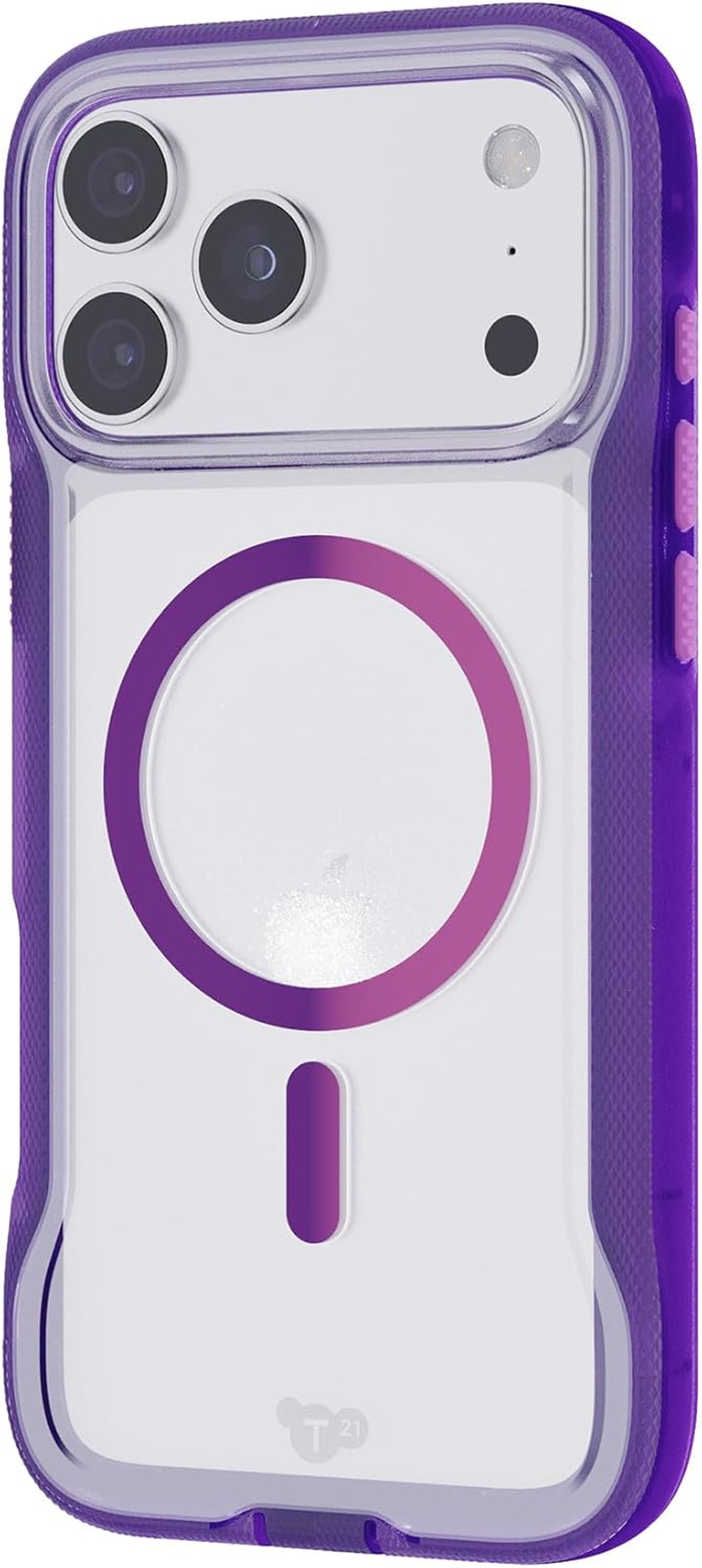 Tech21 Evopro Magsafe Case Apple Iphone 17 Pro Max, Wireless Charging, Magsafe Compatible, Scratch-Resistant Shockproof Protective Cover Case - Purple/Pink image number 2