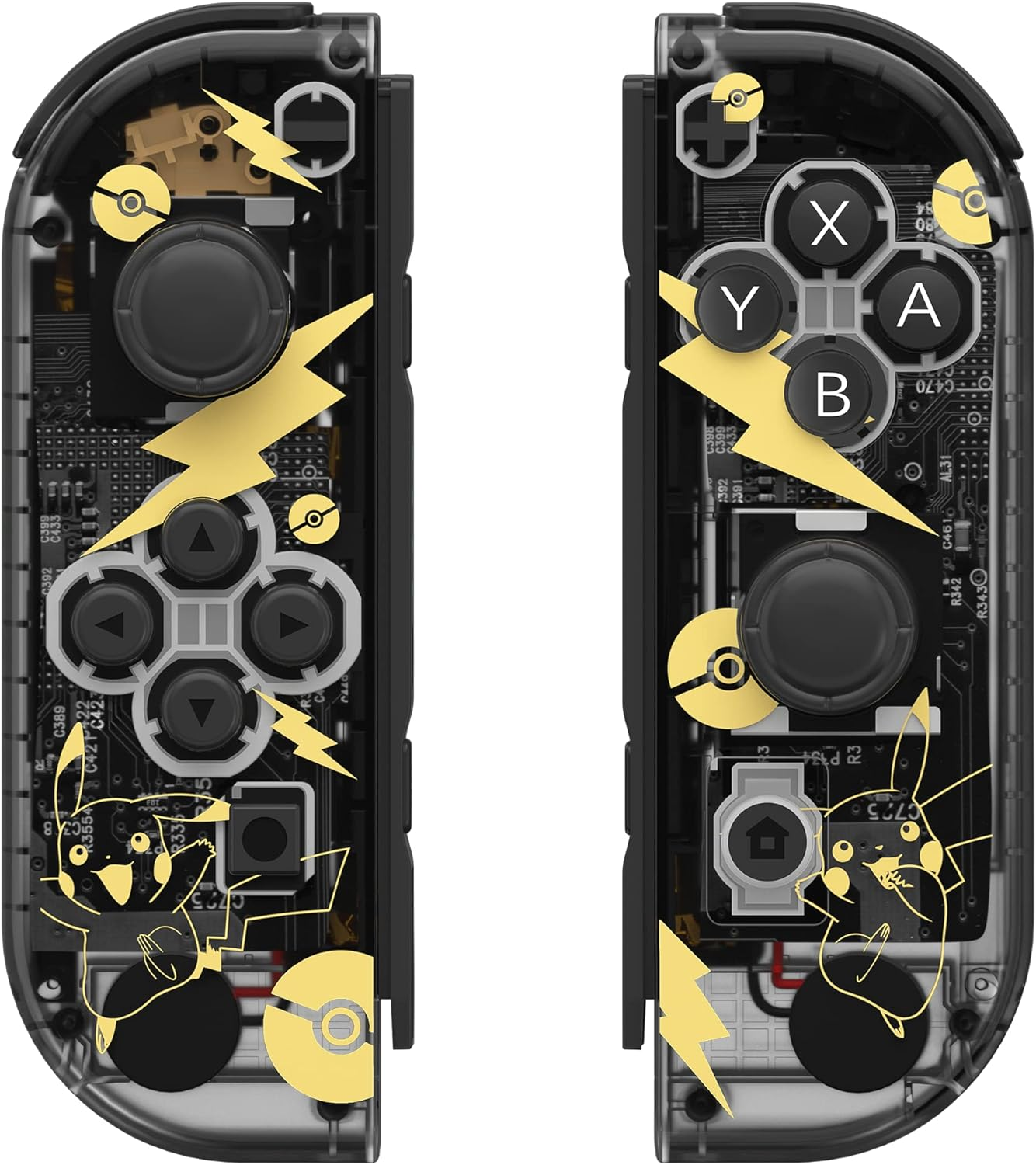 Joy Cons for Switch Controllers, Wireless Replacement for Switch Joycons, Left and Right Switch Controllers Joycon Support Sports Dual Vibration/Wake-Up/Motion Control