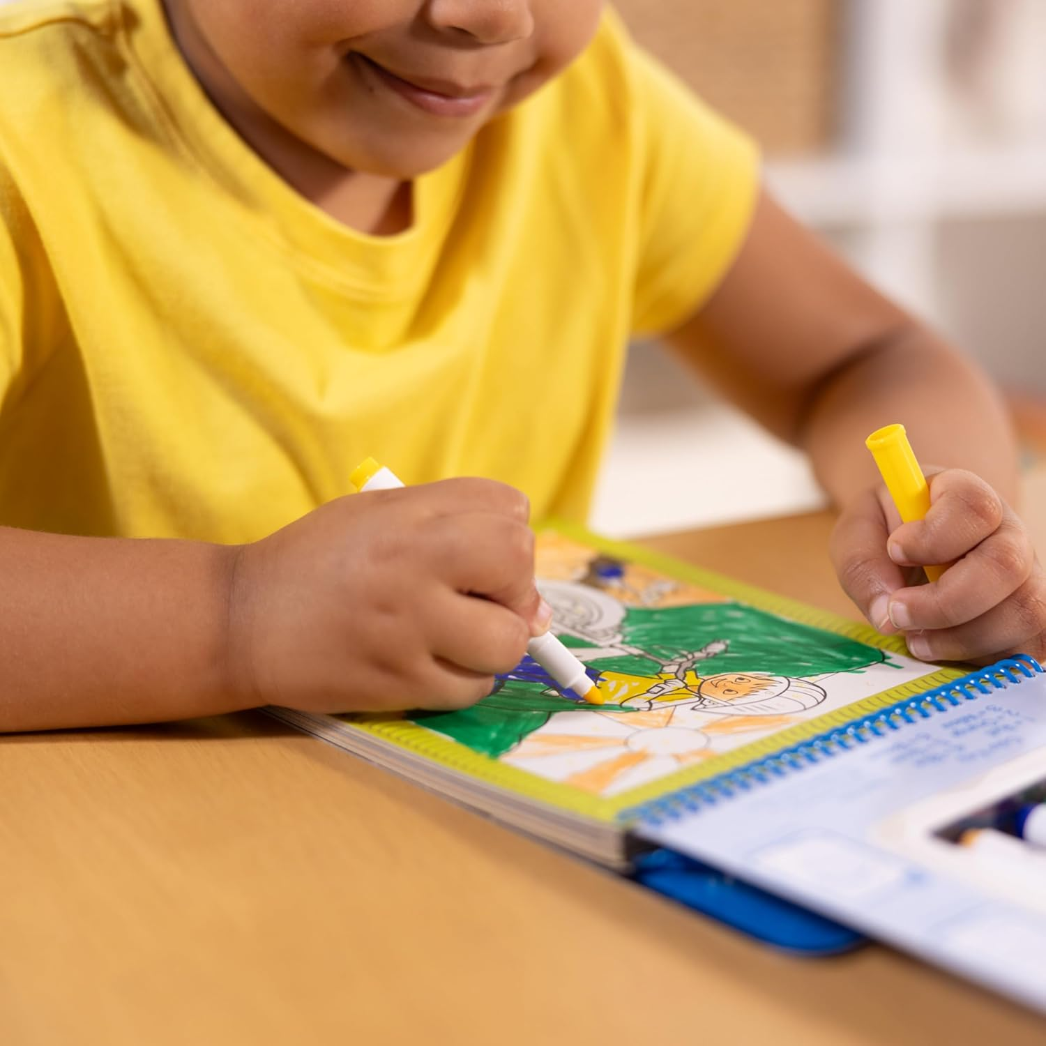 Melissa & Doug Princess and Fairy Wooden Cube Puzzle - 6 Puzzles in 1 (16 Pcs) - Blue, Playtime, Construction, Sports, And More image number 4