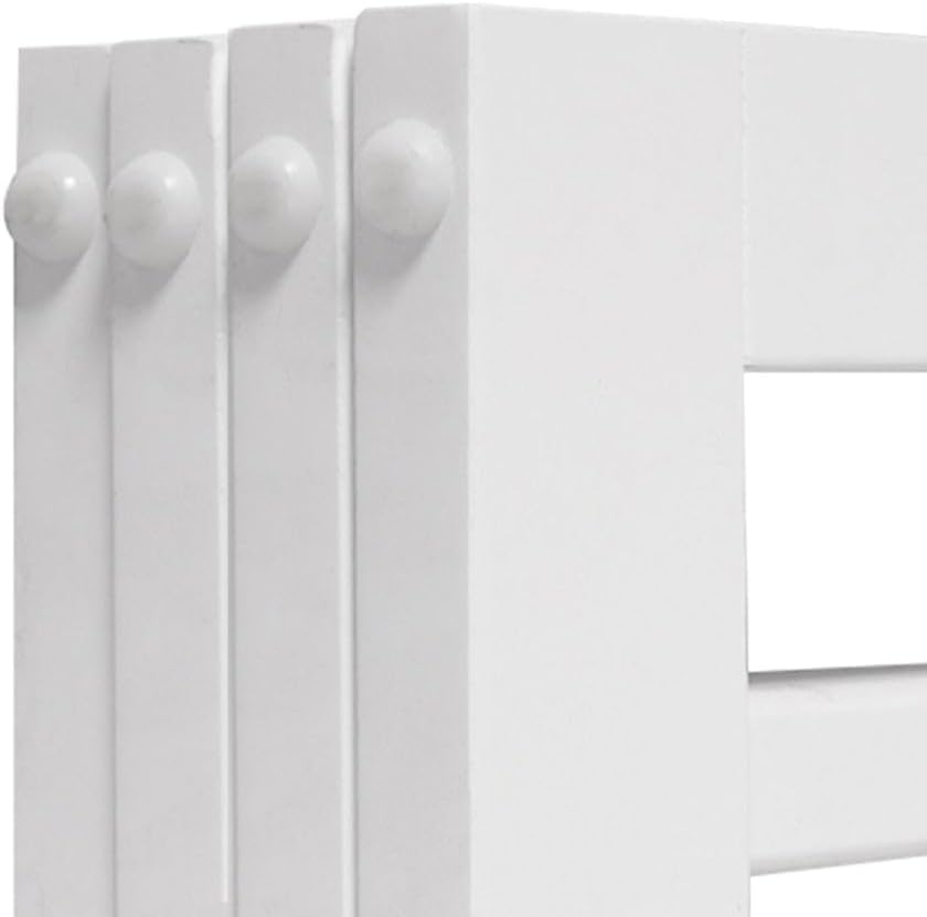 Pawz Wooden Pet Gate Dog Fence Safety Stair Barrier Security Door 4 Panels White, Cat Dog Wooden Fence with Narrow Gaps, Fold Easily for Storage Pet Playpen, Durable and Smooth Hinges for Baby Gate image number 5