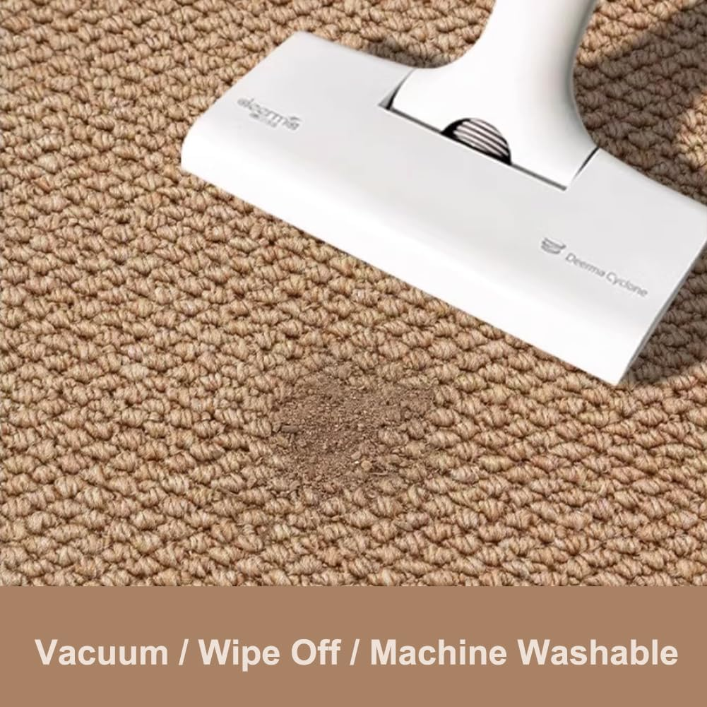 Office Chair Mat for Hardwood Floor, 120 X 90Cm, under Desk Rug for Rolling Computer Chair, anti Slip Floor Protector, Khaki image number 4