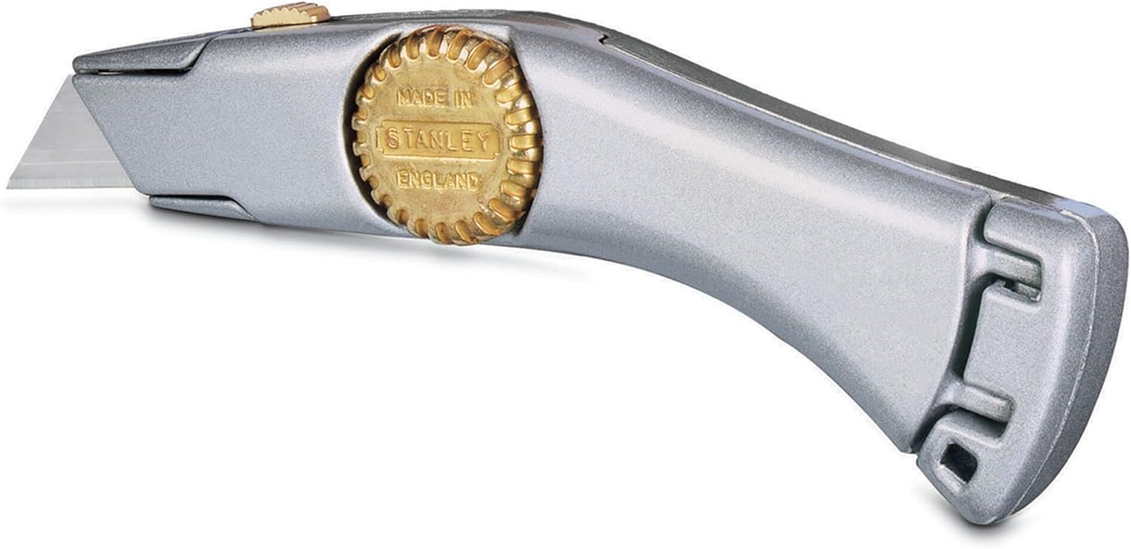 Stanley 2-10-122 Knife "Titan RB" with Retractable Blade, Silver