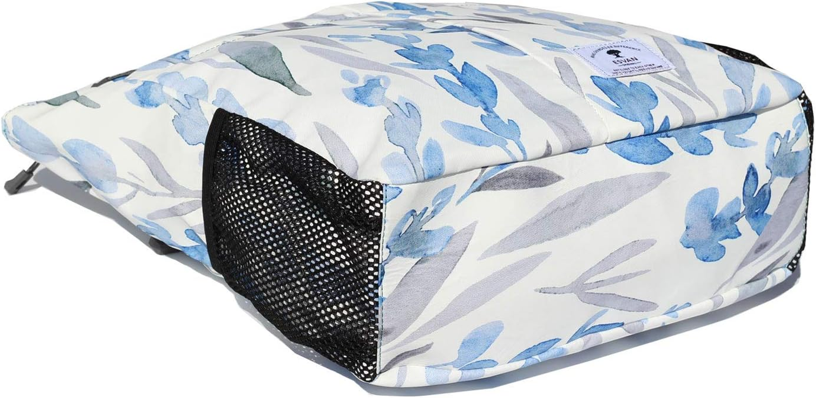 ESVAN Original Floral Water Resistant Large Tote Bag Shoulder Bag for Gym Beach Travel Daily Bags Upgraded, [A] Floral Leaf, Large image number 3