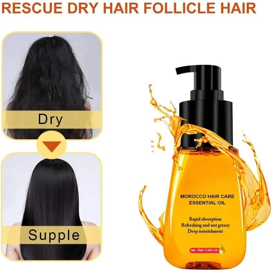 Shinestudio Anti-Frizz Hair Serum, Shine Studio anti Frizz Hair Serum, Shine Studio Morocco Silk Bright Hair Care, Hair Care Essential Oil Reduce Dry Hair (3 Pcs)