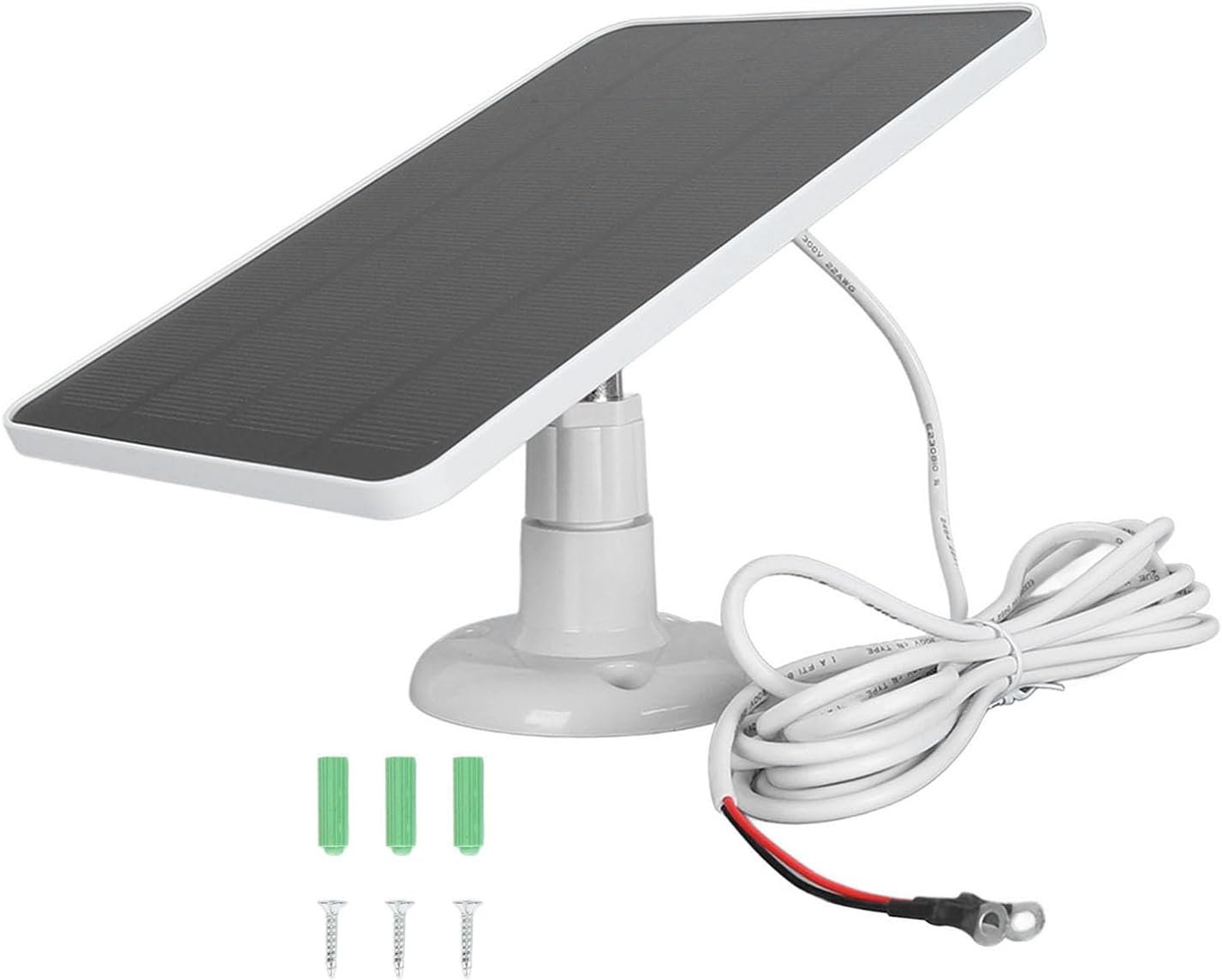 Solar Panel for Doorbell, Solar Compatible with Nest Doorbell (Battery), for Ring Video Doorbell, Doorbell 2K Camera, 360 Degree Adjustable, 9.8 Feet Charging image number 5