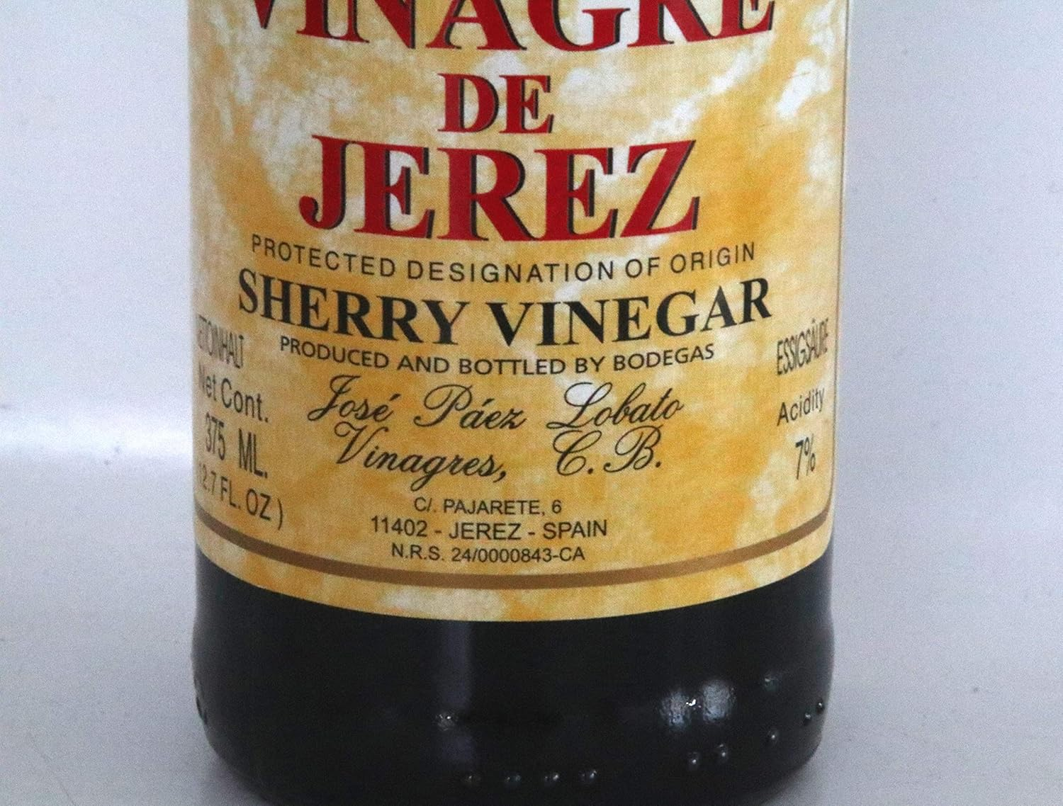 Capirete 4 Year Old Sherry Vinegar, 375 Ml