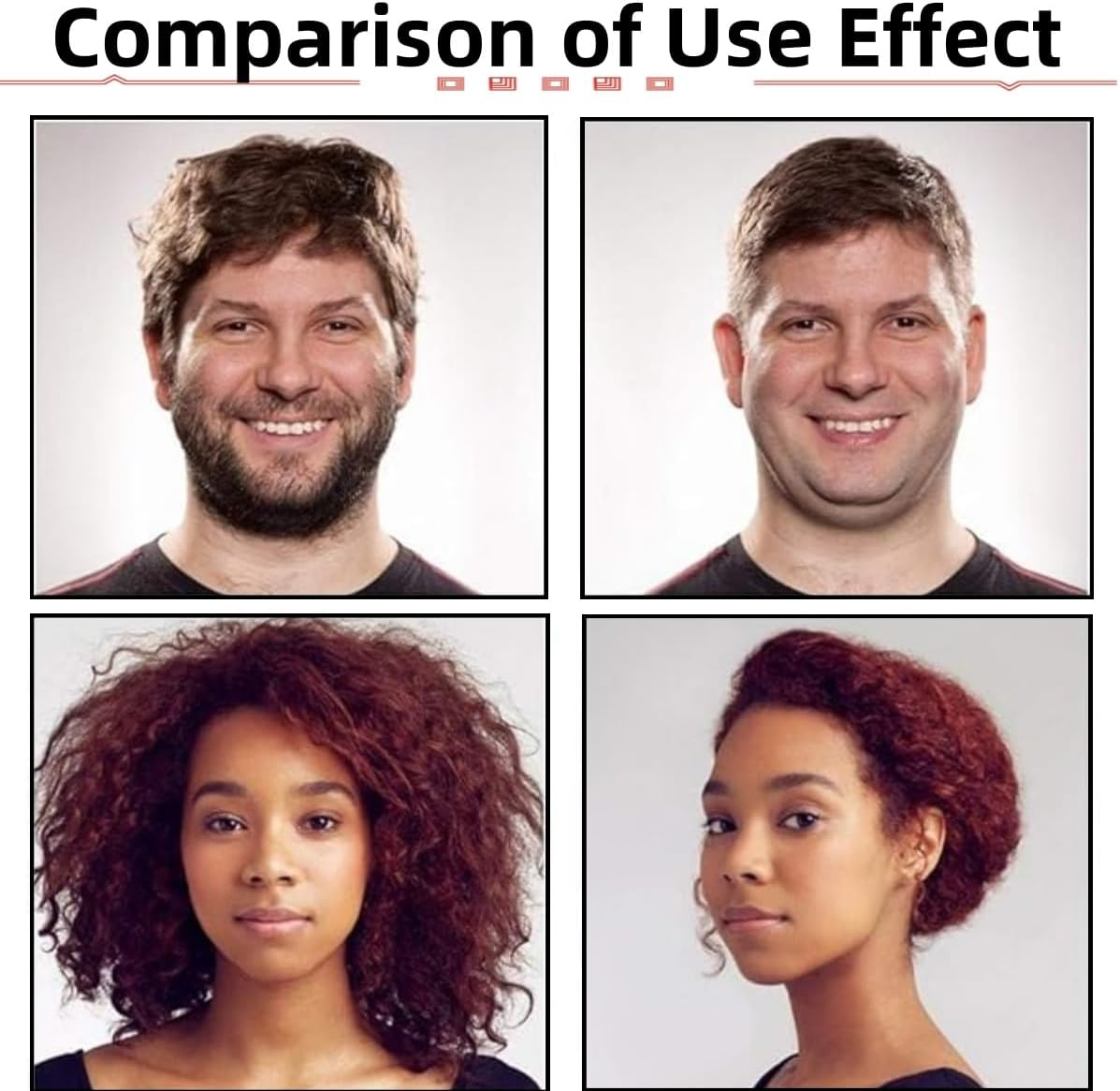 Gewaha Bristle Hair Brush, Stiff Bristle Hair Brush, Professional Massage Comb, for Beard Styling, Male and Female Hair Brush image number 4