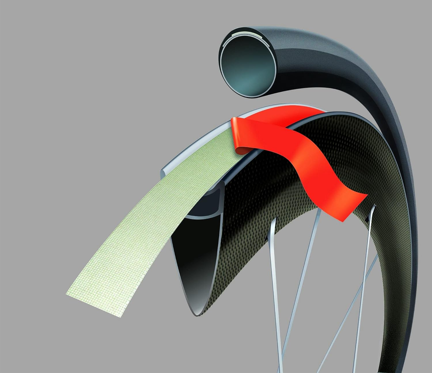 VELOX Tubular Rim Tape - JANTEX - Single (1Pc) image number 1