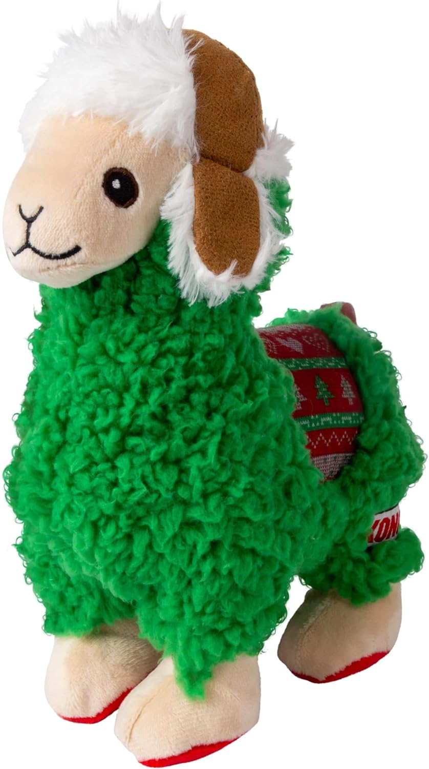 KONG - Christmas Llama - Plush Dog Toy - for Medium Dogs image number 4