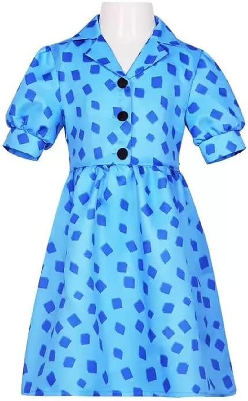 Matilda Costume for Girls,Girls Book Week Day Costume Halloween Fancy Dress,Matilda Costume Kids for Book Week Halloween Cosplay Costumes image number 1