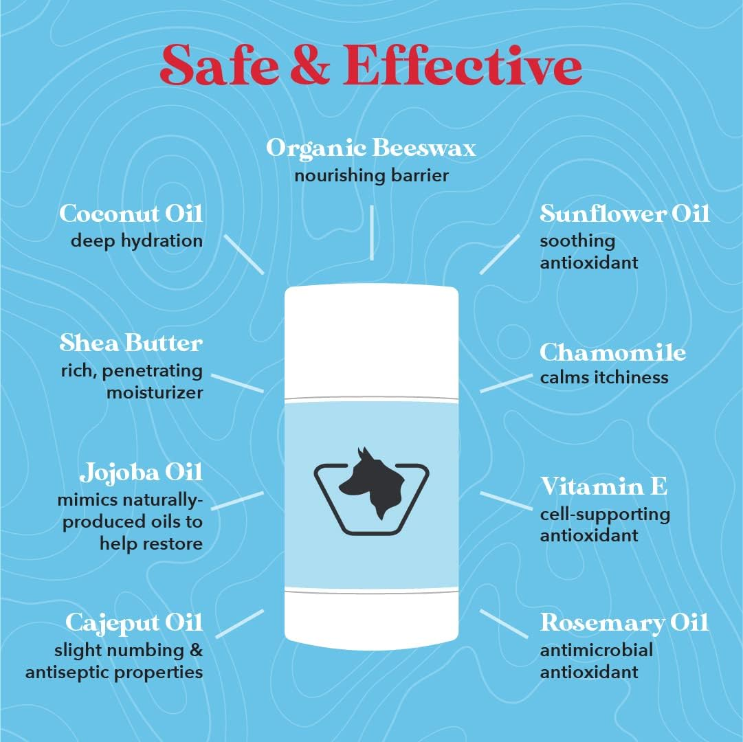 Wild Acre Dog Paw Balm 2.65Oz - Paw Balm for Dogs in an Easy Stick Applicator - Dog Paw Protector for Dry, Cracked Paws image number 1