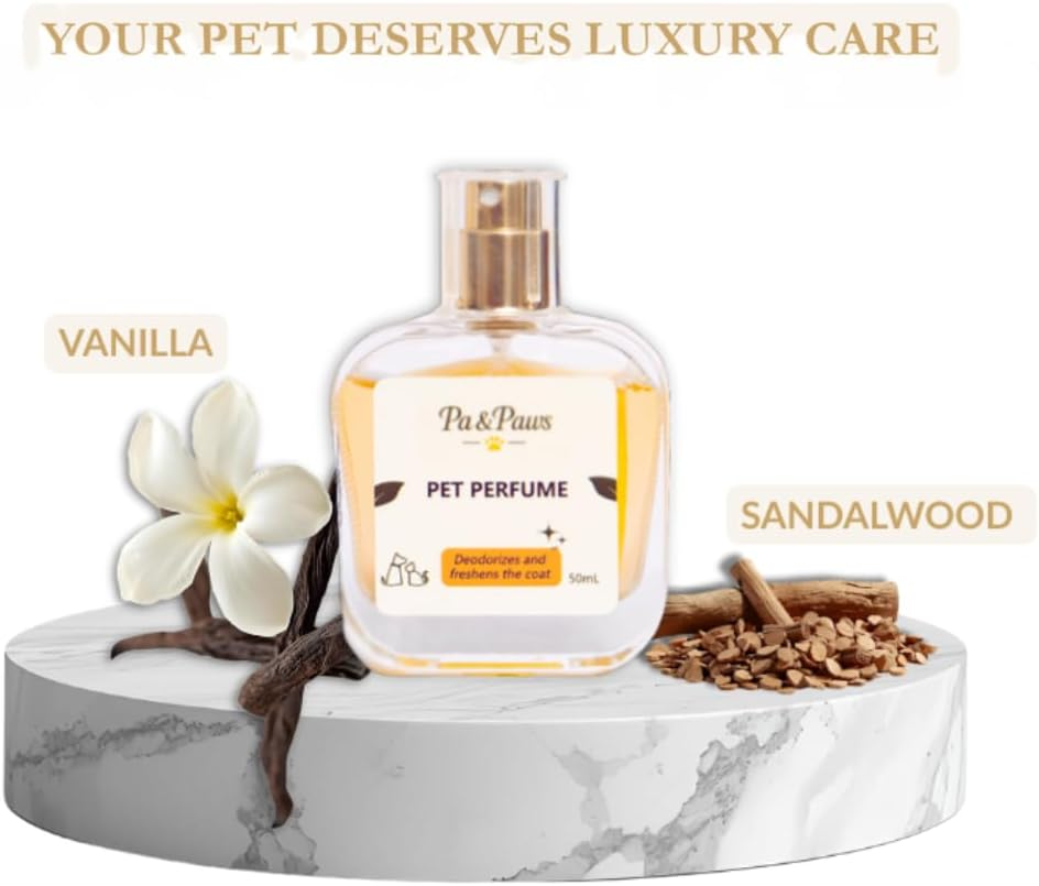 Pa & Paws Pet Perfume &ndash; Refreshing Coat Spray for Dogs & Cats (50Ml)