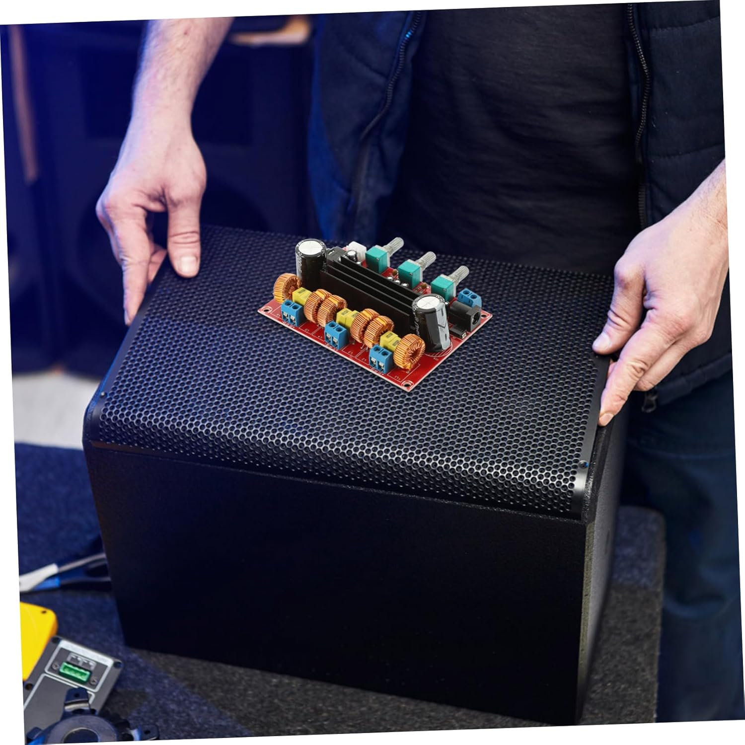 HOMSFOU Channel Amplifier Board Audio Amplifier Module for Home -Fi Audio System image number 2