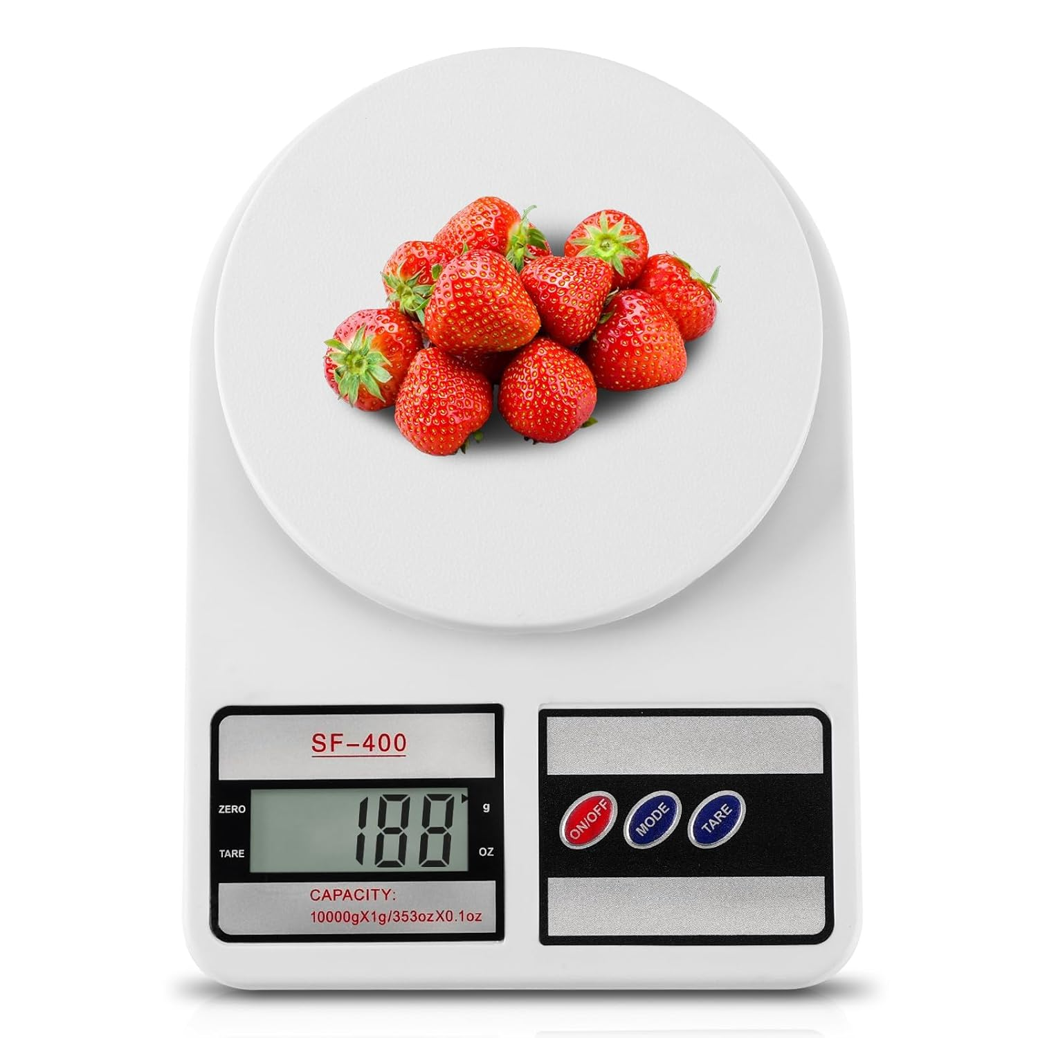 Digital Kitchen Scale 22Lb/10Kg Capacity, Stainless Steel Food Scale with Oz/G Units | Replaceable Battery Power | Ideal for Meal Prep, Cooking, Baking image number 6