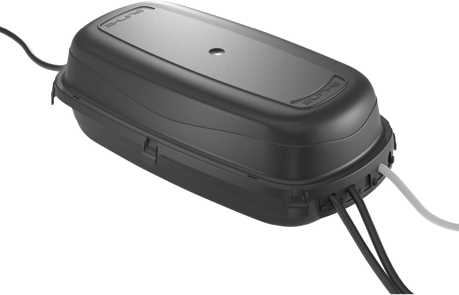 D-Line Outdoor Waterproof Cable Tidy Box, Black