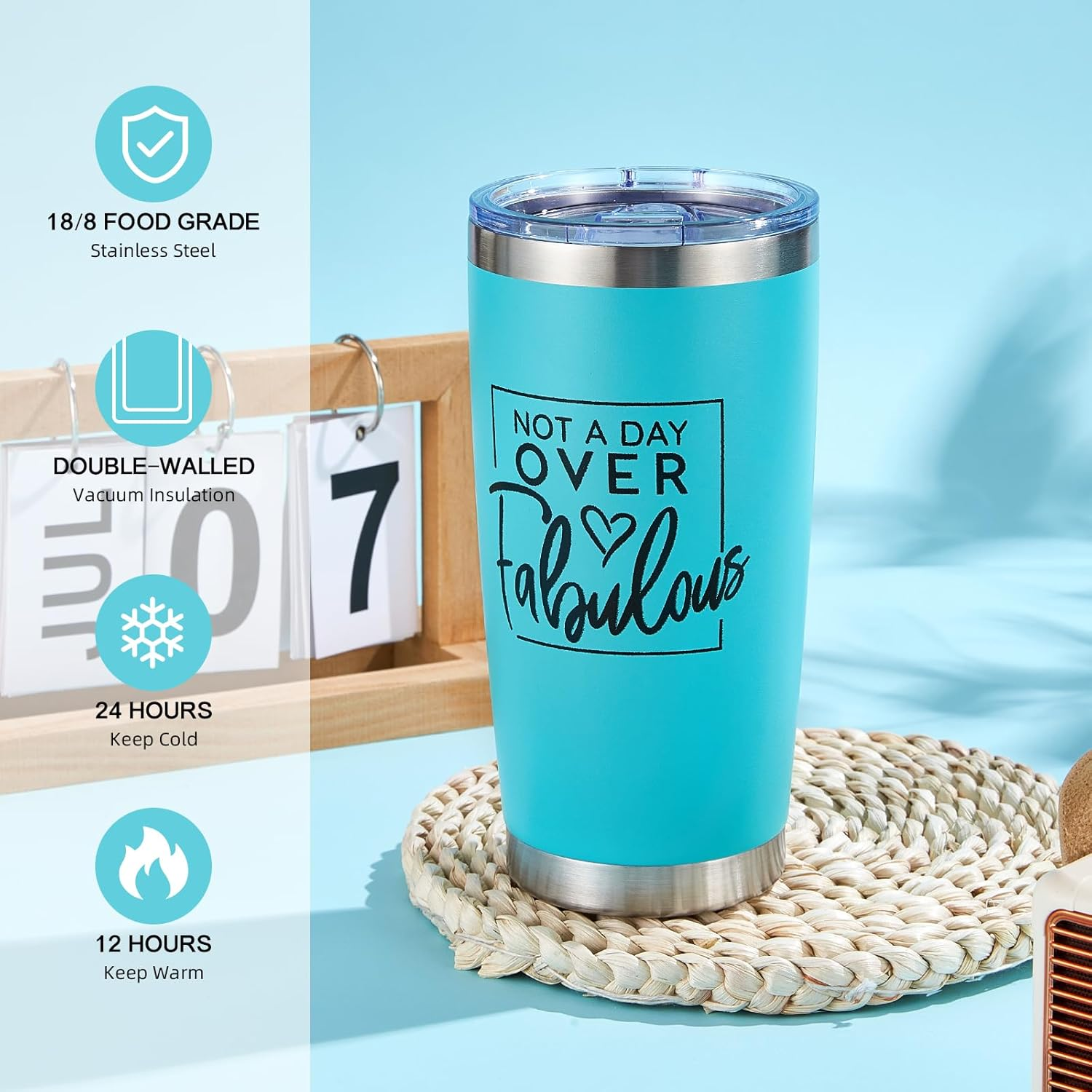 Birthday Gifts for Women &ndash; Ocean-Inspired Self Care Package, Thoughtful Gift Basket for Women, Relaxing Get Well Soon Gift for Her, Mom, Sister, Wife image number 1