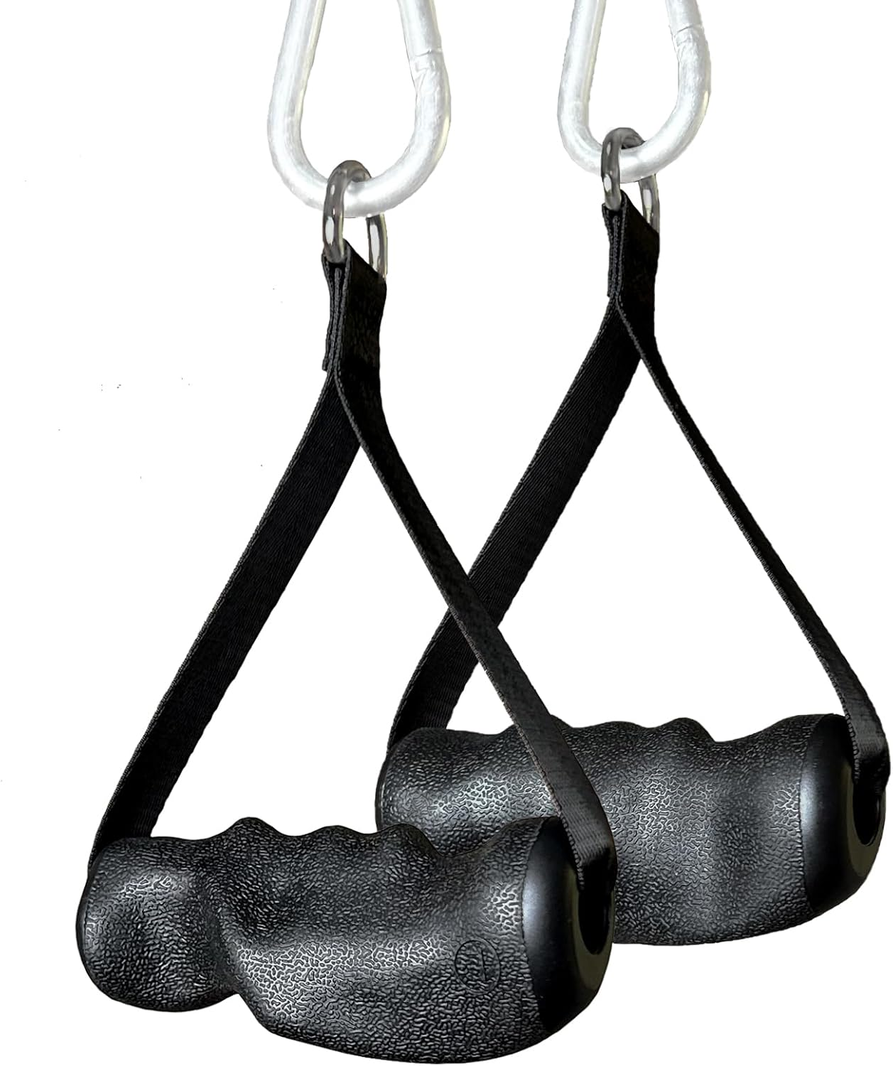 Cable Machine Attachment with Upgraded Ergonomic Gym Handles, LAT Tricep Rope Pull down Attachment,Exercise Handles for Home Gym Workout