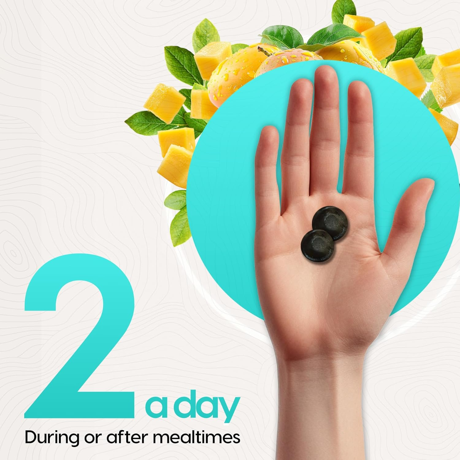 15000Mg Himalayan Shilajit Gummies | Lab Tested | Rich in Fulvic Acid & 85+ Trace Minerals | Vegan Organic Product for Daily Energy & Wellness | 60 Gummies Mango Flavour image number 6