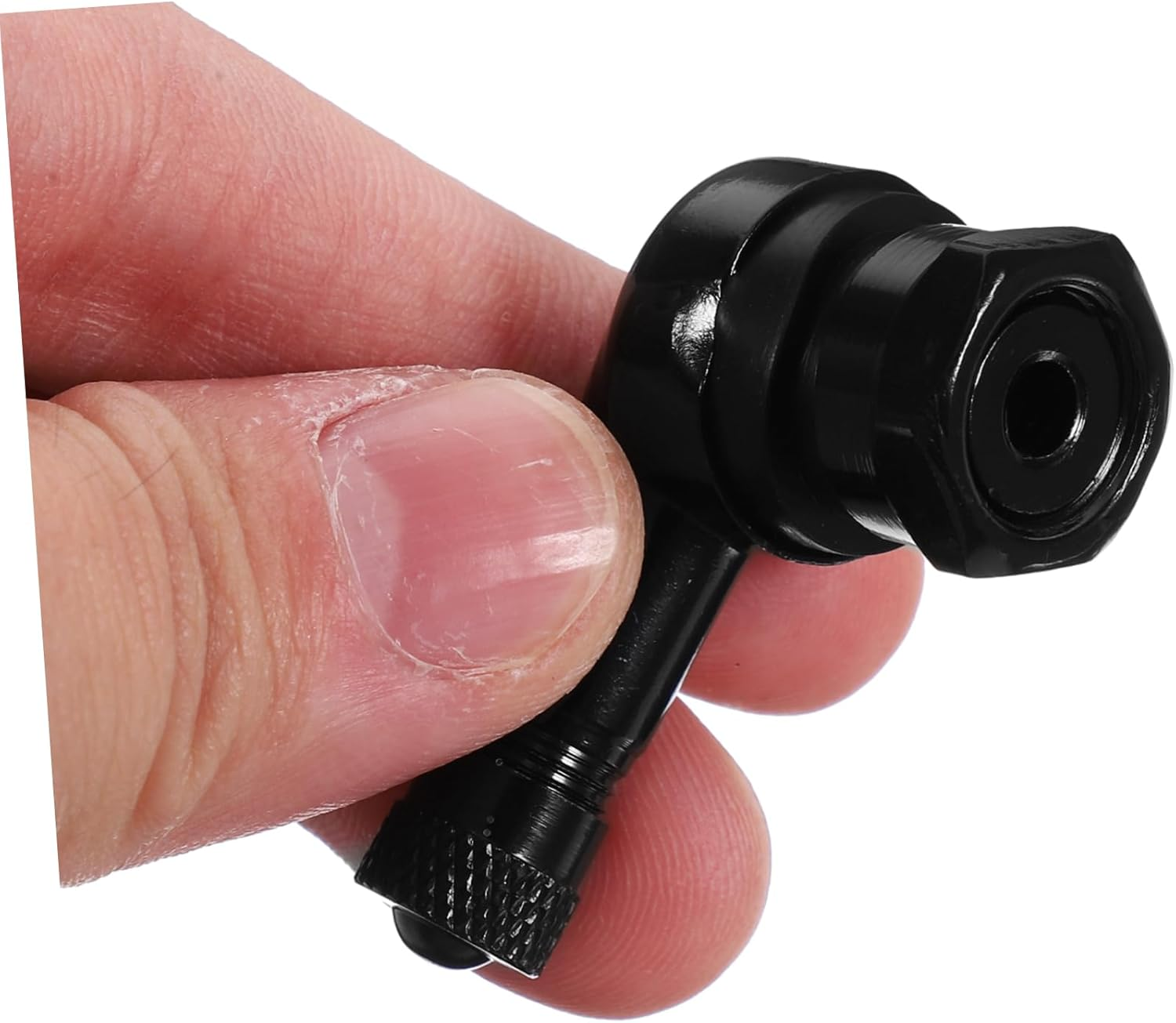 SHERCHPRY 90&deg; 11.3Mm Motorcycle Tyre Valve Stems 2Pcs Black Dirt Caps Replacement Valve Stem Covers for Motorbike Tire Air Pressure Protection Accessories image number 6