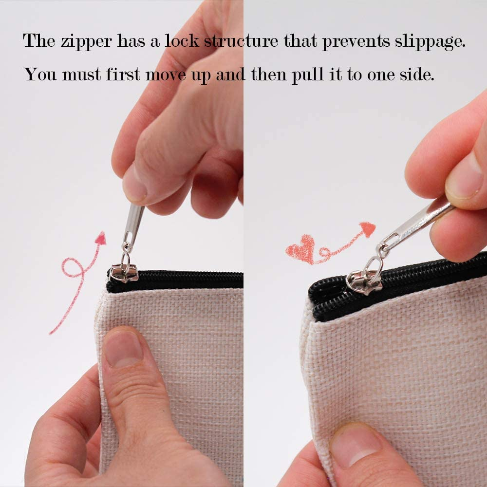 Luck This Fun Birthday Gifts for Women - Makeup Travel Case, Makeup Bag Gifts Retirement Gift, Anniversary Birthday Present, Commemorative Gift, White 0002, 9&Prime;W X 7&Prime;H image number 6