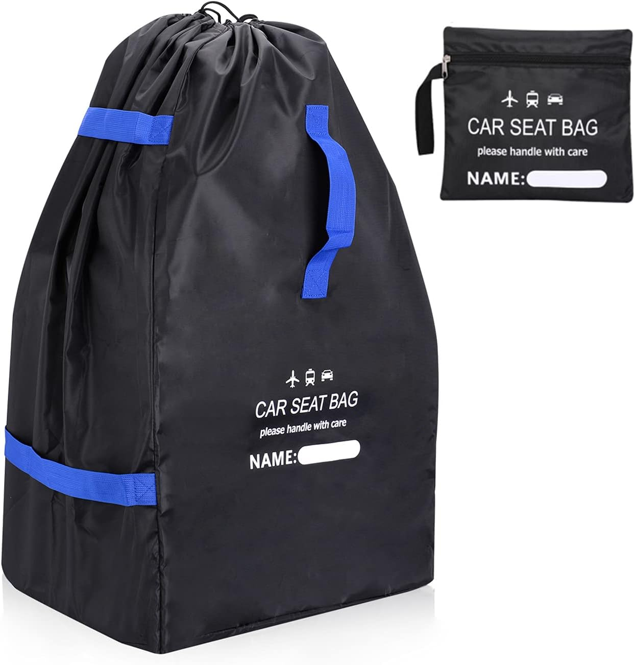 Car Seat Bag Backpack for Air Travel Universal Infant Carseat Storage Bag for Airplane Gate Check Large Durable Carseat Travel Bag with Shoulder Straps ALKOY image number 5