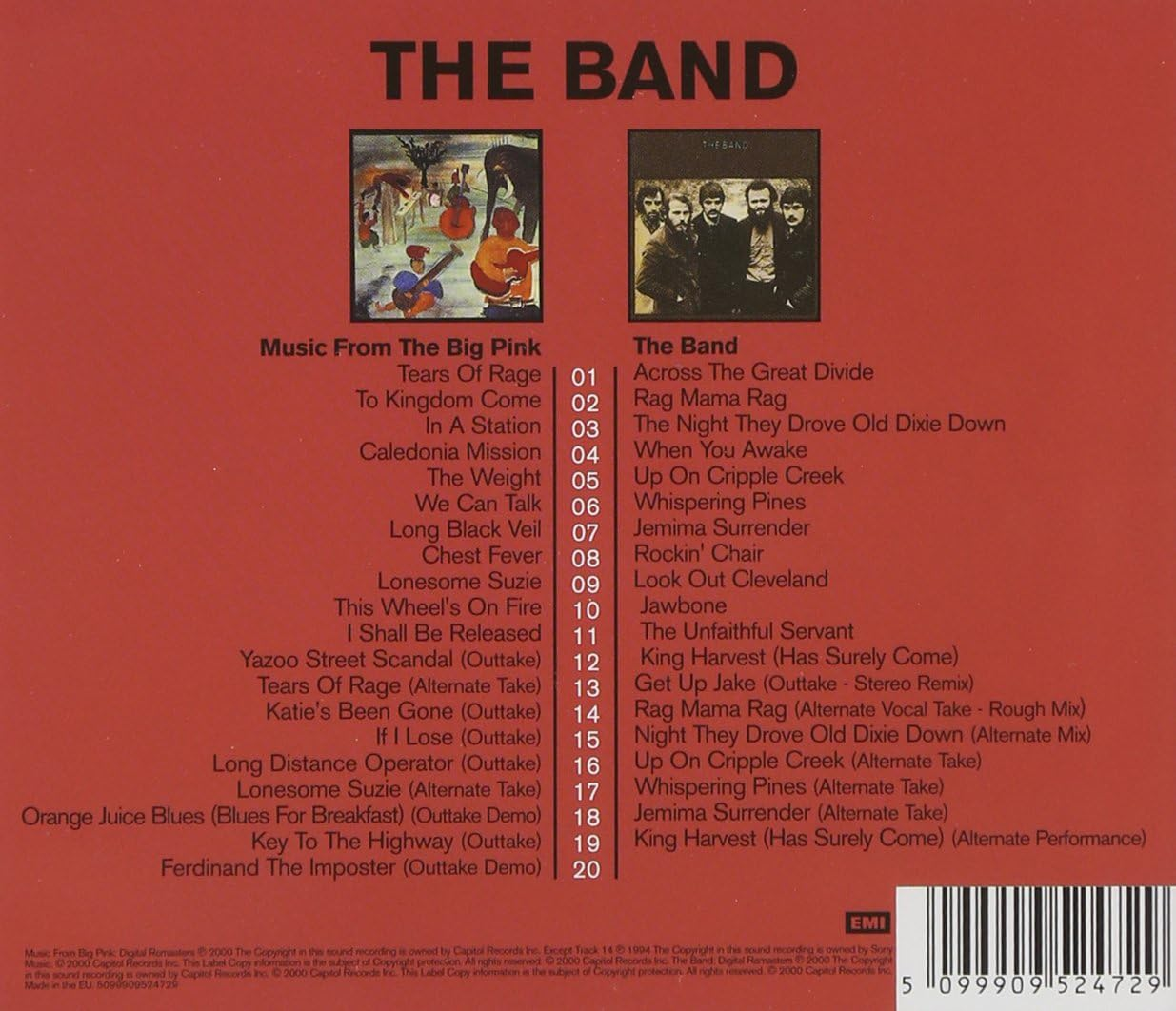 Classic Albums - Music from Big Pink/The Band - the Band
