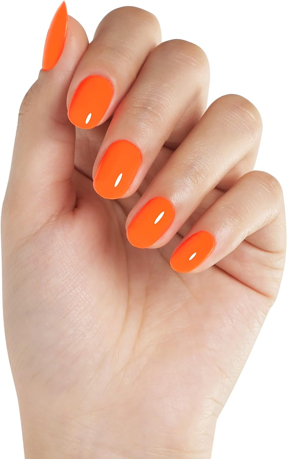 Bluesky Orange Hot Chilli Gel Nail Polish 10 Ml, Bright Orange image number 1