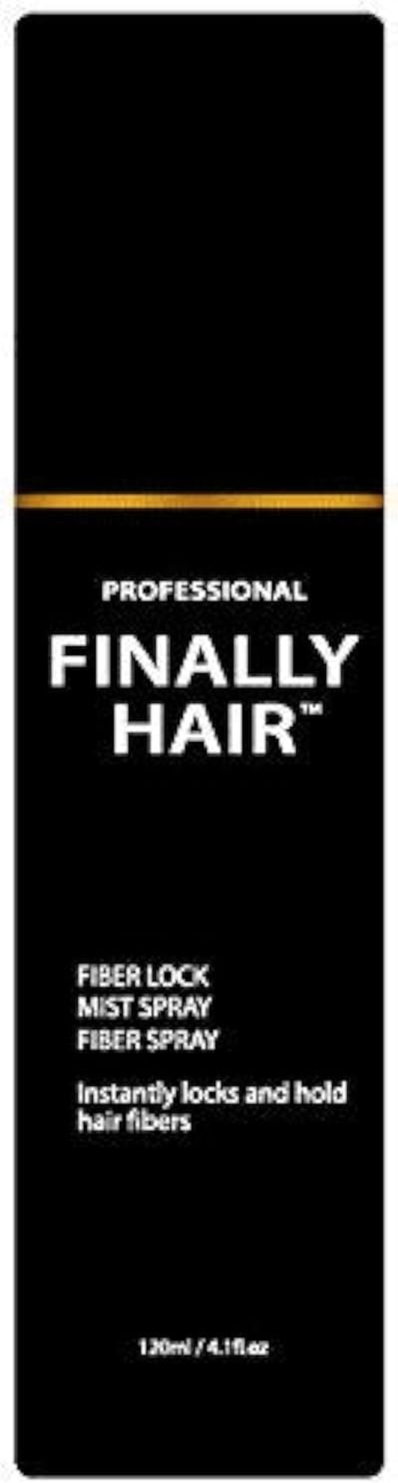 Finally Hair Fiber Lock Strong Holding Spray. Compatible/Replacement for Toppik, Xfusion, Febron, Bosley, Nanogen