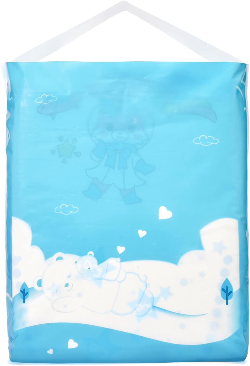 Littleforbig Printed Adult Brief Diapers 2 Pieces - Astro Babies(M)