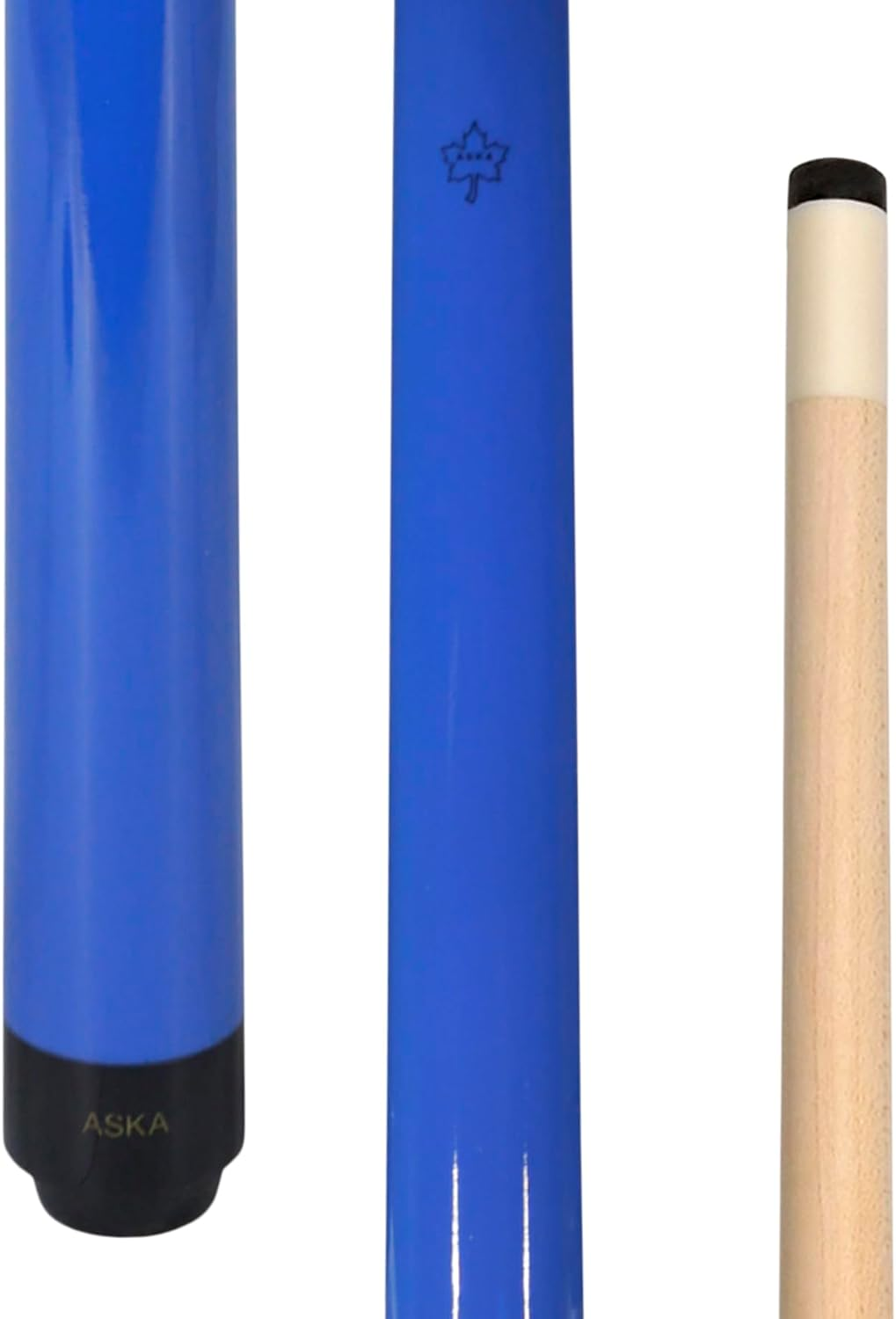 Aska Short Kids Cue LCS, Canadian Hard Rock Maple Billiard Pool Cue Stick