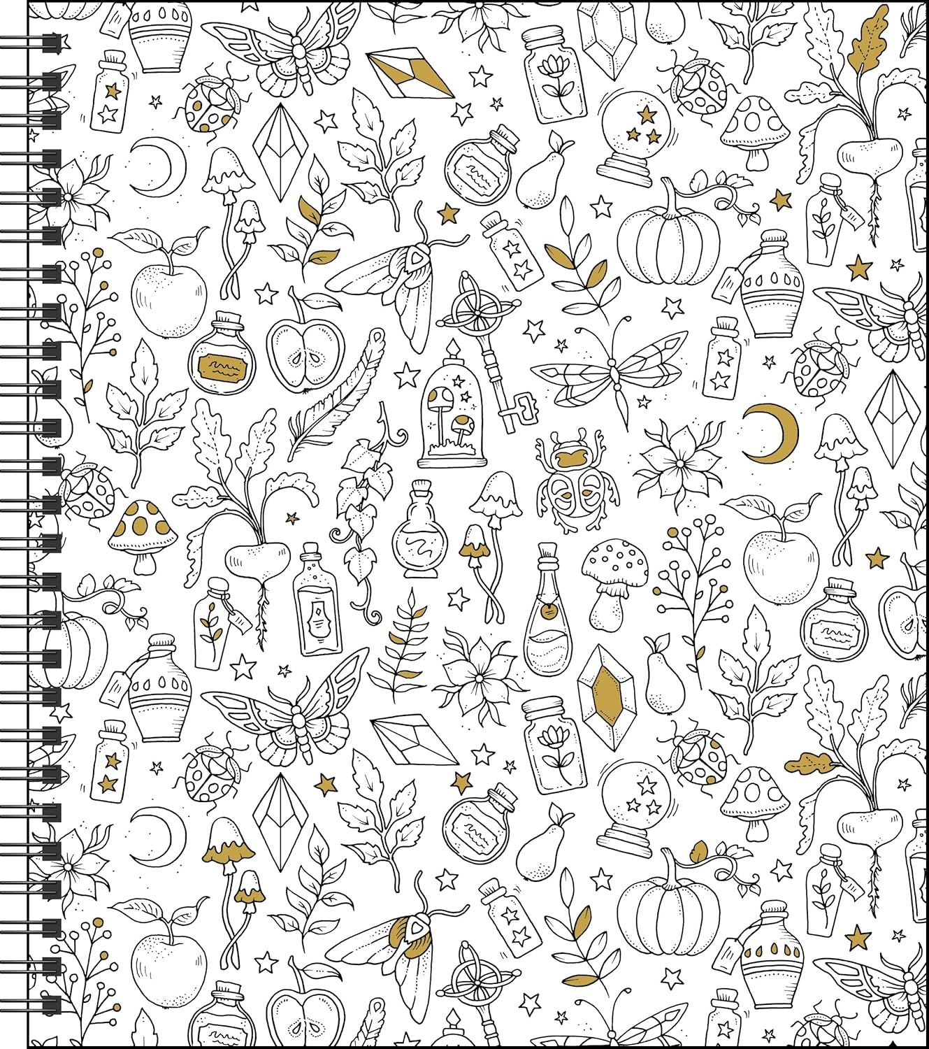 Johanna Basford 12-Month 2026 Weekly Coloring Calendar image number 2